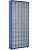 Шкаф со сплошными ящиками 780×230×1810 мм, объем  л., арт.: TMD2-K, синий, код: 20158