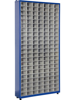 Шкаф со сплошными ящиками 915×205×1860 мм, арт.: TMD1-K, синий, код: 20159